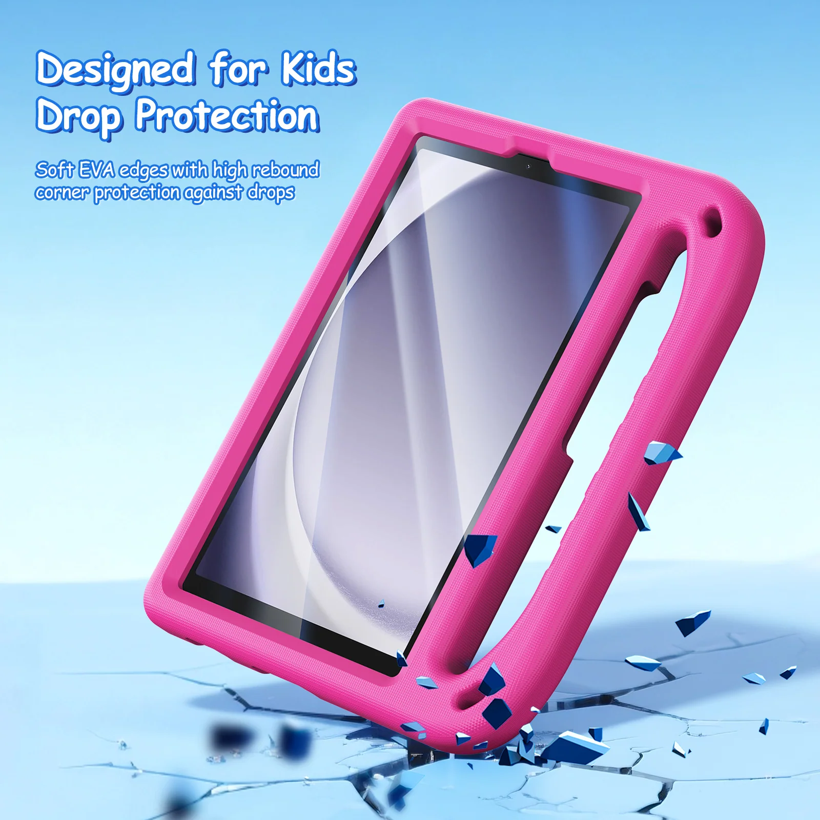 [Built-in Stand] Samsung Galaxy Tab S10 FE & S9 & S9 FE & S8 & S7 10.9" Kids Cartoon EVA Heavy Duty Case - Image 6