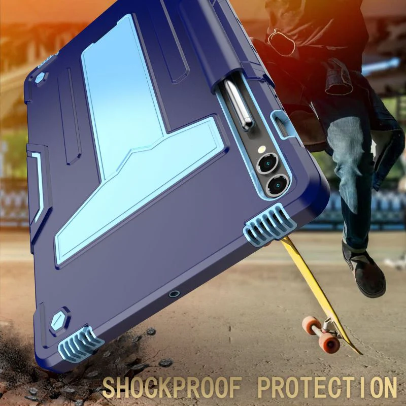 [Built-in Stand] Samsung Galaxy Tab A9 Plus 11" 2023 (SM-X210/X215/X216) - Multi Functional Kickstand Protective Case - Image 8