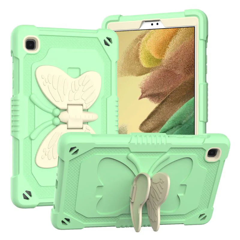 [Built-in Stand] Samsung Galaxy Tab A9 Plus 11’’ 2023 (X210/X215/X216B) - Kids Silicone Butterfly Heavy Duty Shockproof Case - Image 14