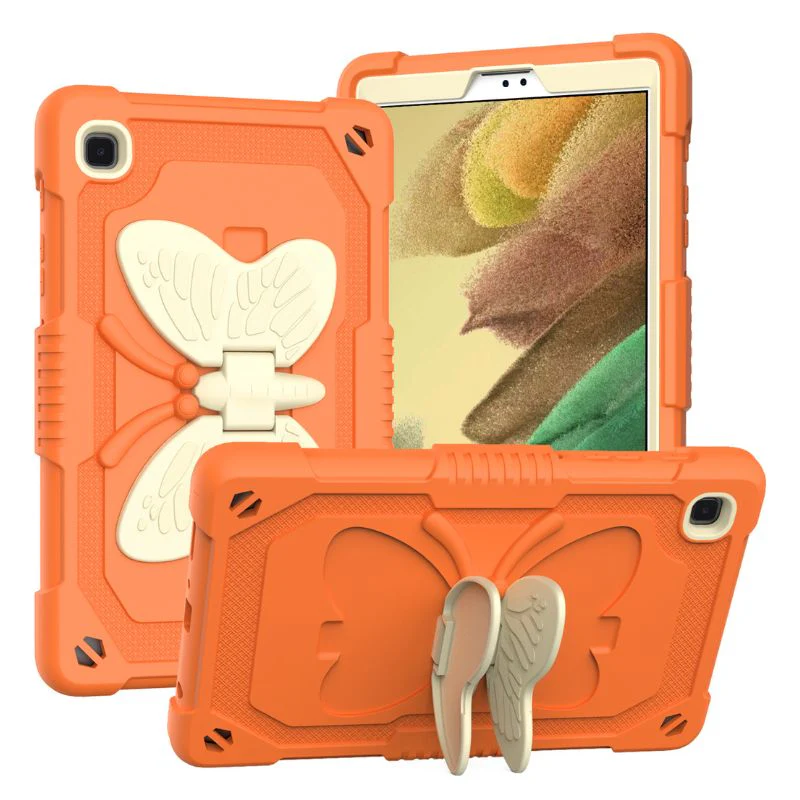 [Built-in Stand] Samsung Galaxy Tab A9 Plus 11’’ 2023 (X210/X215/X216B) - Kids Silicone Butterfly Heavy Duty Shockproof Case - Image 10