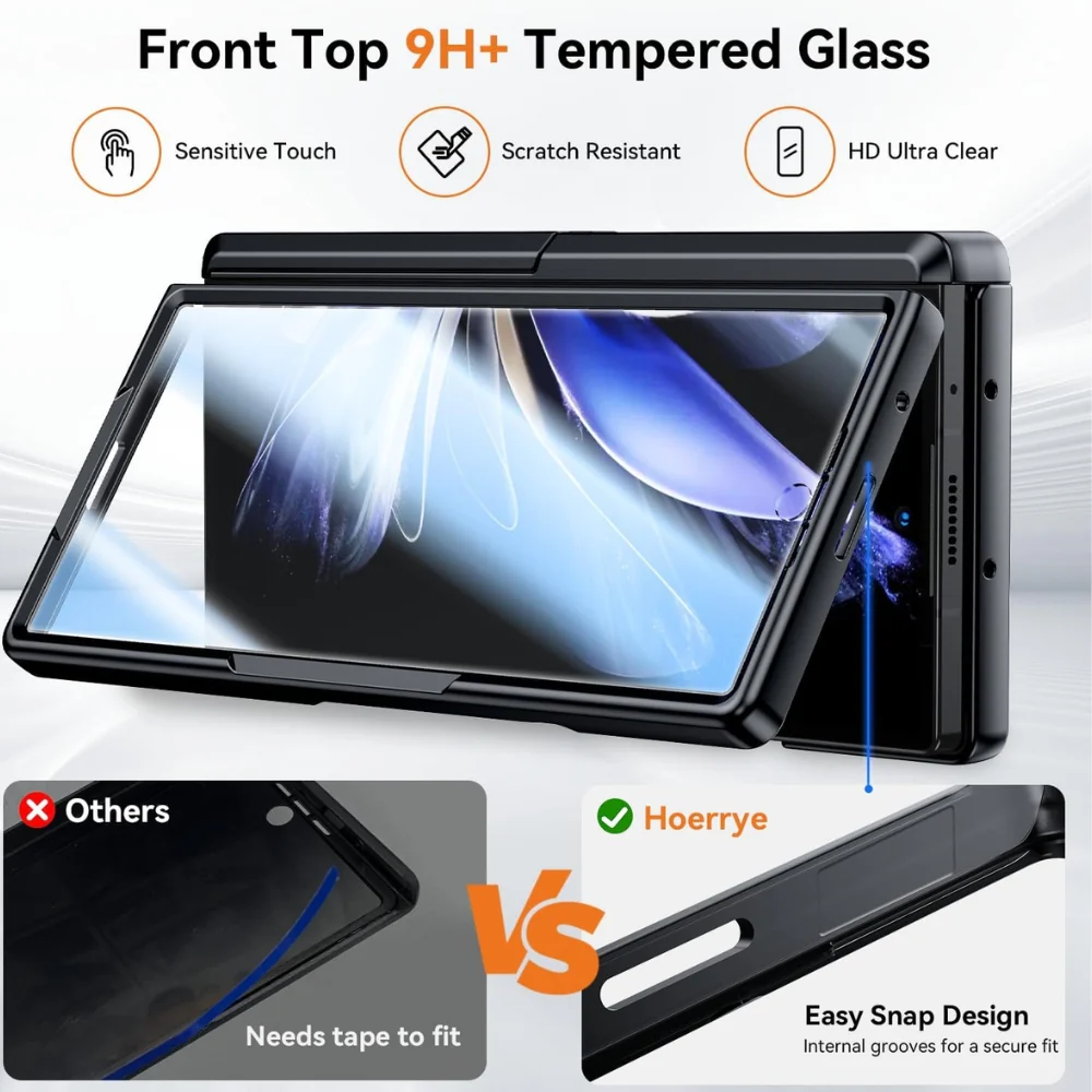 [Built-in Stand] Samsung Galaxy Z Fold6 (SM-F956) - 2 in 1 Ultra-Thin Military-Grade Hinge Shockproof Case - Image 6