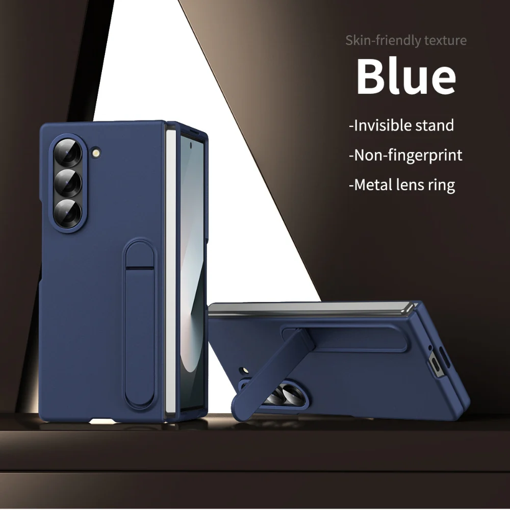 [Built-in Stand] Samsung Galaxy Z Fold6 (SM-F956) - Skin feel Holder Shockproof Phone Case - Image 4
