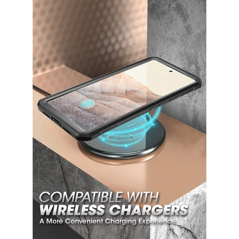[Built in Stand & Screen Protector] Google Pixel 6/Pro/A - SUPCASE Military Grade Matte Heavy Duty Hard Case - Image 4