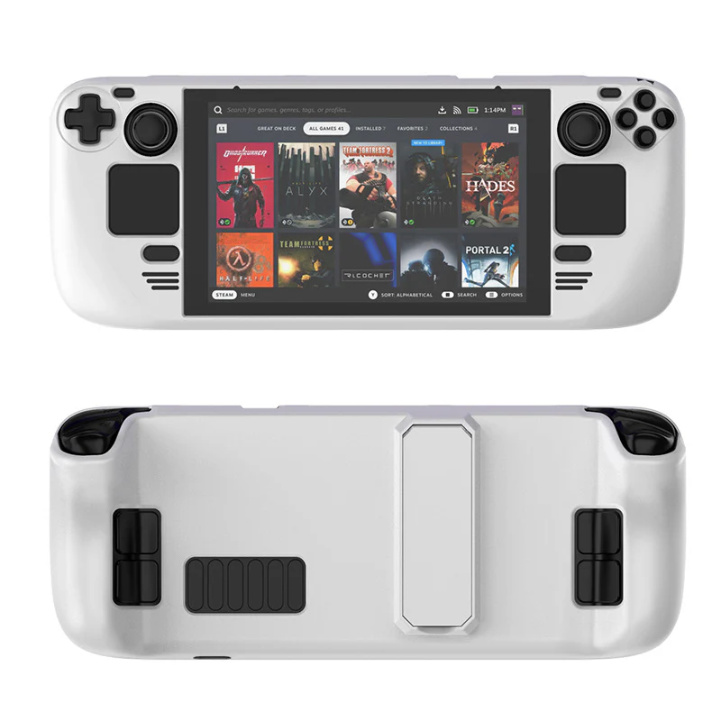 [Built-in Stand] Steam Deck / OLED - PC Skin-Friendly Full-Coverage Shockproof Case - Image 12