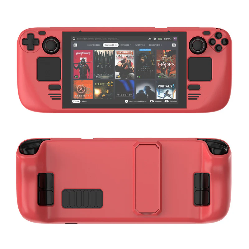 [Built-in Stand] Steam Deck / OLED - PC Skin-Friendly Full-Coverage Shockproof Case - Image 9
