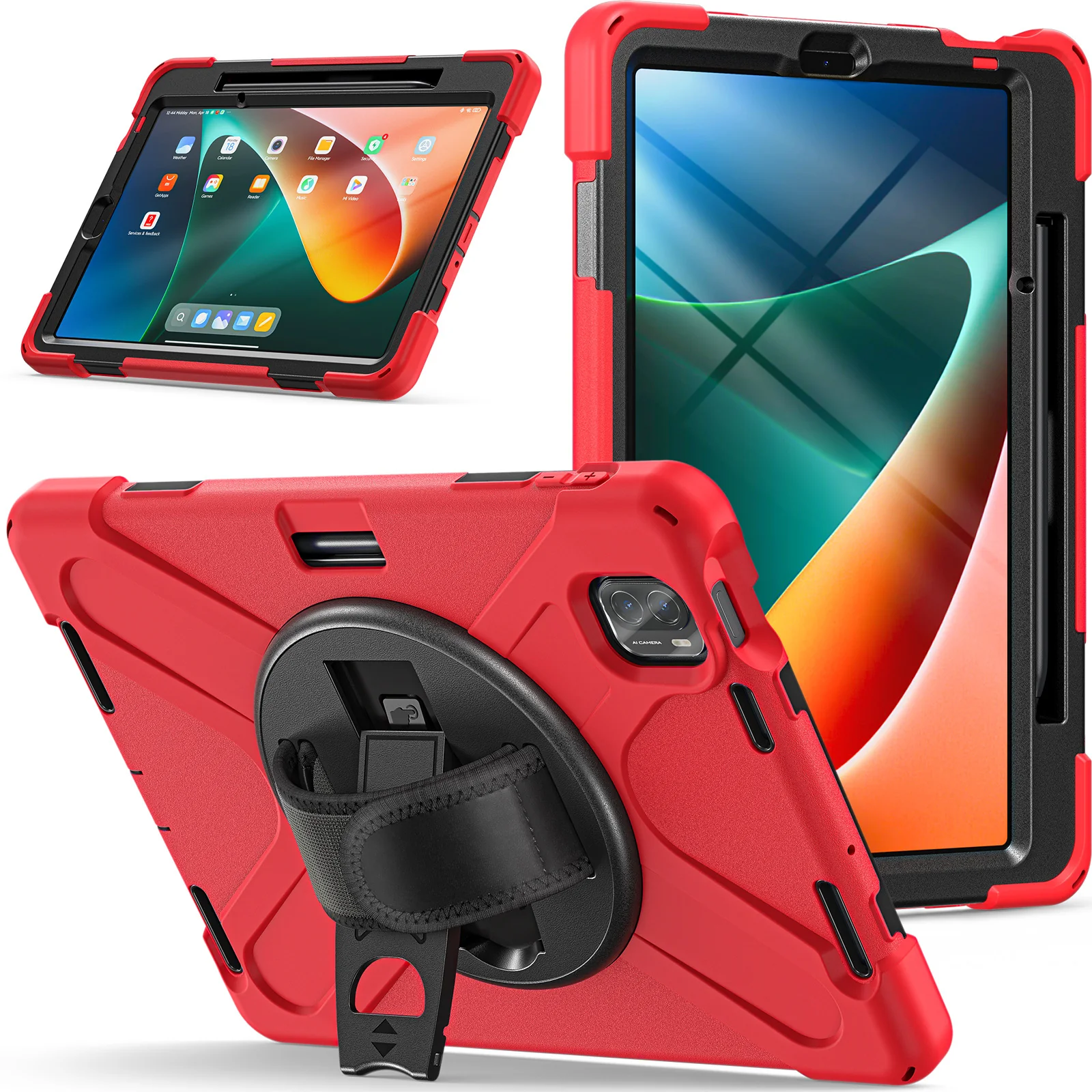 [Built-in Stand][With Wrist Strap] Xiaomi Mi Pad 5/Pro 11’’ (2021) EVA Kid Friendly Heavy Duty Ring Holder Case - Image 10