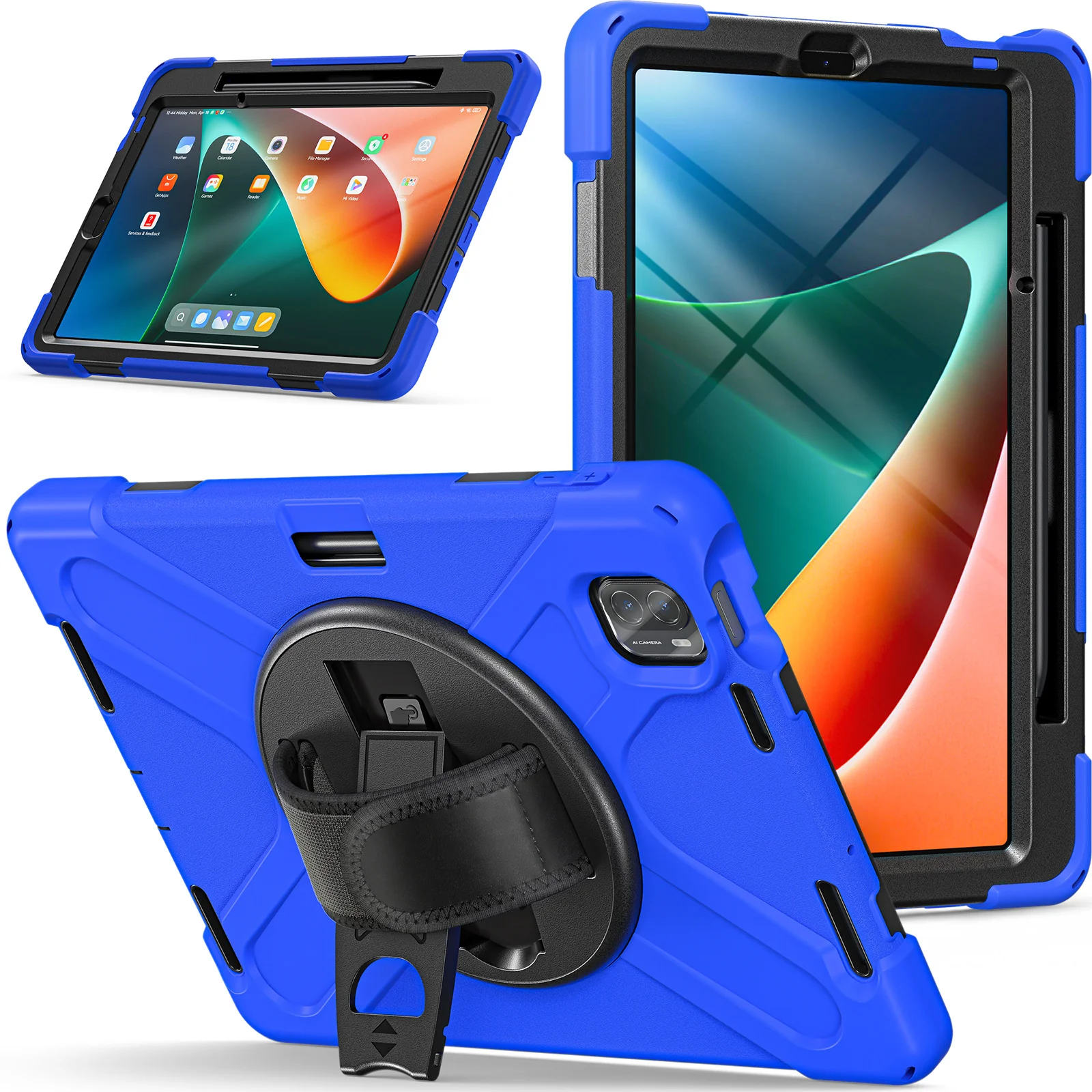 [Built-in Stand][With Wrist Strap] Xiaomi Mi Pad 5/Pro 11’’ (2021) EVA Kid Friendly Heavy Duty Ring Holder Case - Image 11