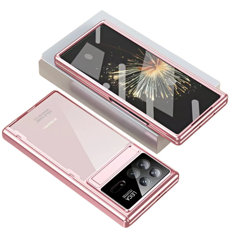 [Built-in Stand] Xiaomi Mix Fold 3 High Transparency Electroplated Hinge Protective Flip Essentials Series Case - Image 15