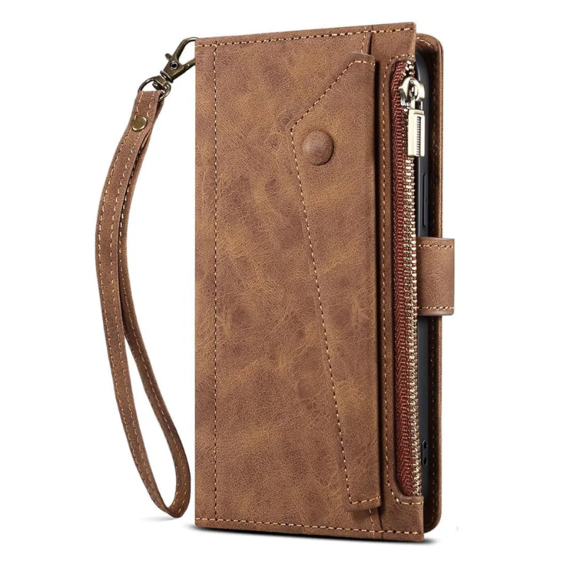 [Built-in Strap][With Card Slot] Motorola Moto Edge 60 Fusion - Premium Leather Shockproof Wallet Case - Image 5