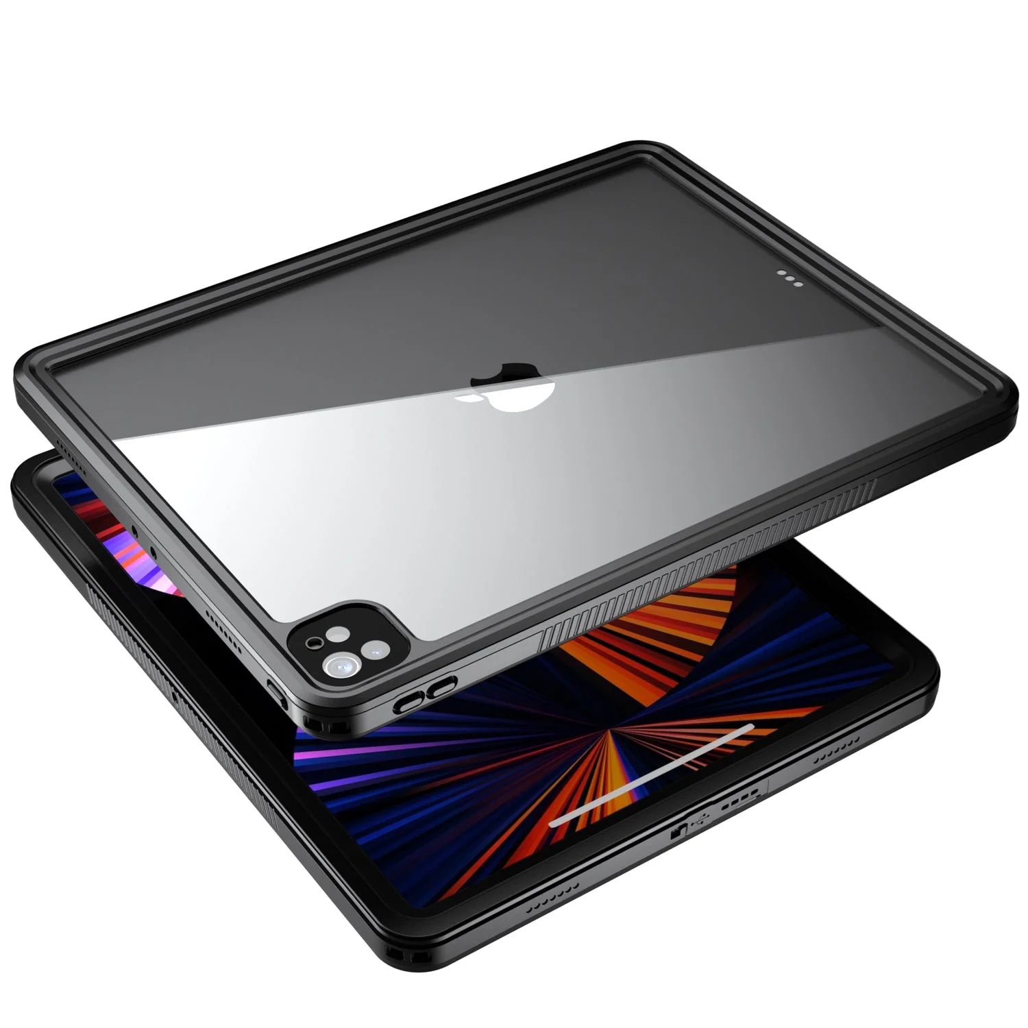 Apple iPad Pro 12.9" 5th & 6th Gen 2021 & 2022 Version Shellbox Waterproof Heavy Duty Lifeproof Style Case - Image 9
