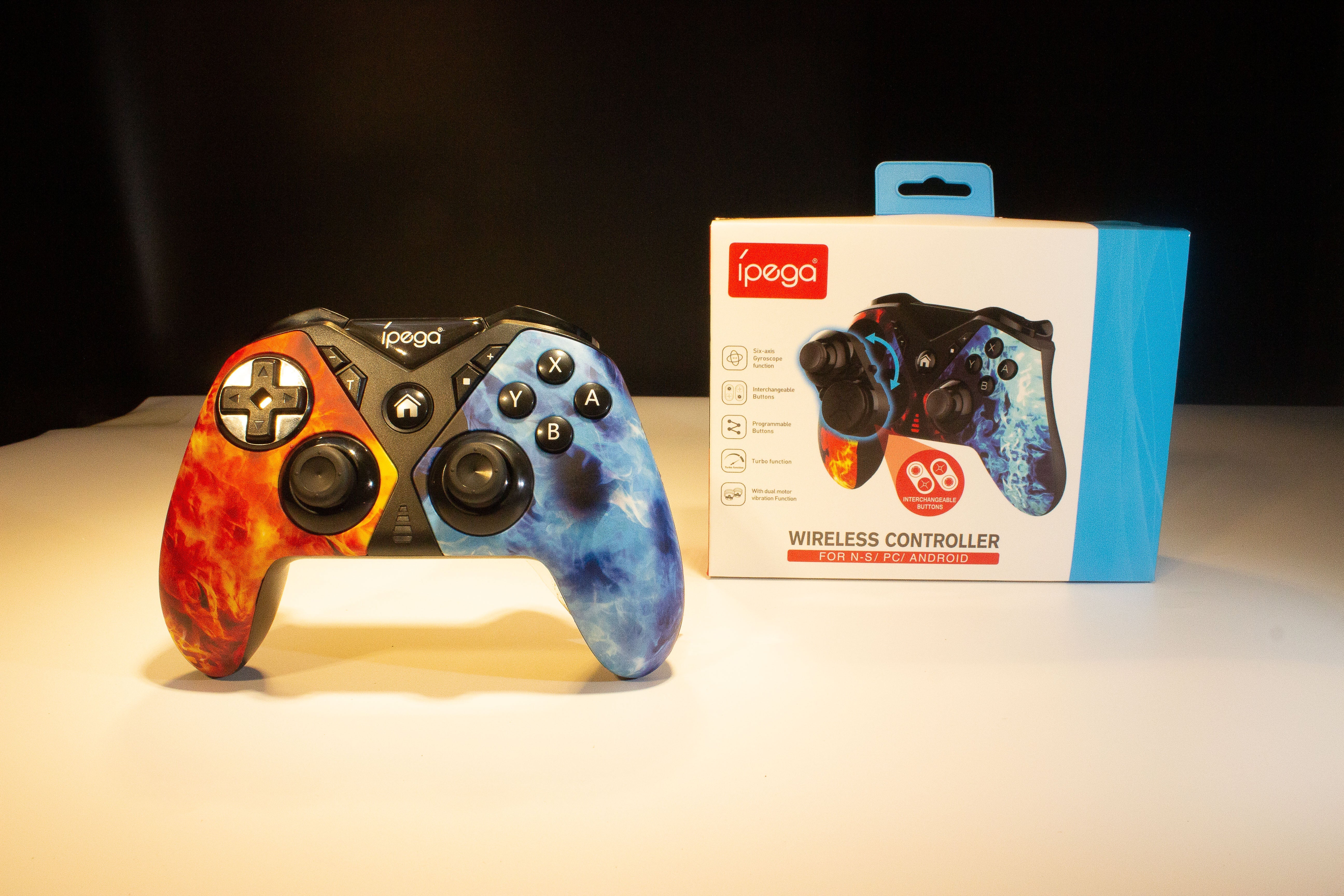 [Camouflage Color] Nintendo Switch/Android/PC Bluetooth Wireless Ergonomic Gamepad 6-Axis Vibration Game Controller - Image 6