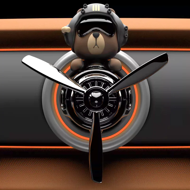 Car Air Freshener Cartoon Airplane Model Air Outlet Decoration Auto Ornament