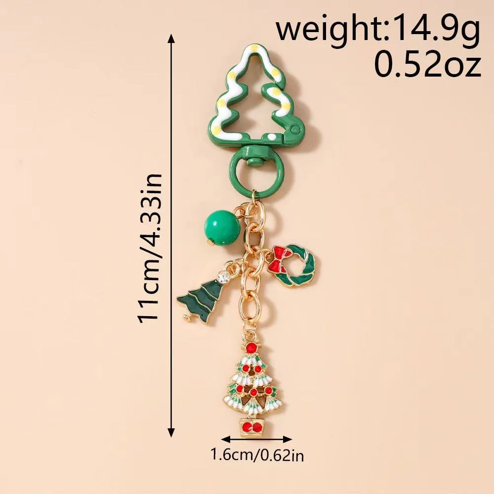 Christmas Series Metal Keychain Pendant Decorations - Perfect for Gifts & Packaging - Image 6