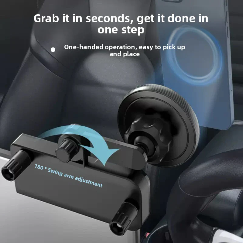 Custom-Fit Car Holder- Tesla Model 3/Y MagSafe Magnetic 360° Adjustable Screen Mount - Image 5