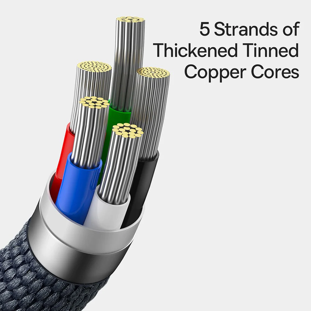 CW-FXP Baseus Crystal Shine Series Fast Charging Data Cable Type-C to iP 20W 2m-Black - Image 6