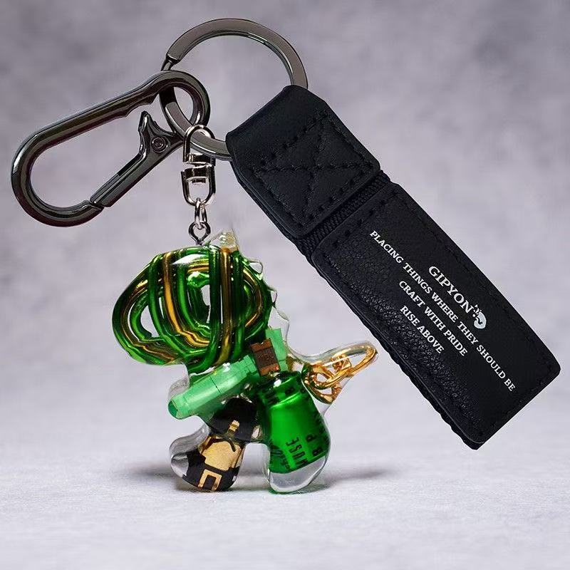 Cyberpunk Dino Car Keychain – Compact, Lightweight & Stylish - Image 4