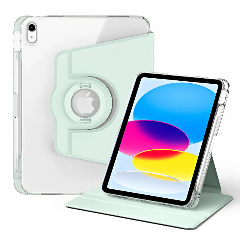 [Detachable] Apple iPad 5/6 9.7'' 5/6th Gen (2017/2018) 360° Rotating Transparent Back Panel Shockproof Case - Image 12