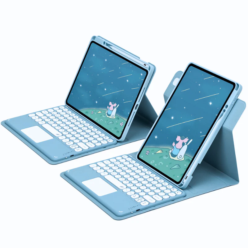[Detachable] Apple iPad 10.9/11'' 10/11th Gen (2022/2025) Magnetic Touchpad Wireless Keyboard Case - Image 13