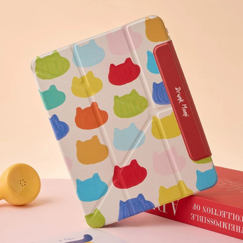 [Detachable] Apple iPad Air 4/5 10.9'' 4/5th Gen (2020/2022) 720° Rotatable Colorful Y-Fold Protective Case with Pen Slot - Image 5