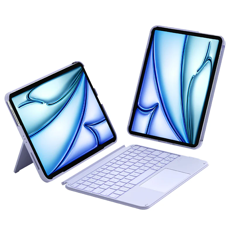 [Detachable] Apple iPad Air 4/5 10.9'' 4/5th Gen (2020/2022) Inateck Magnetic Touchpad Wireless Keyboard Case - Image 40