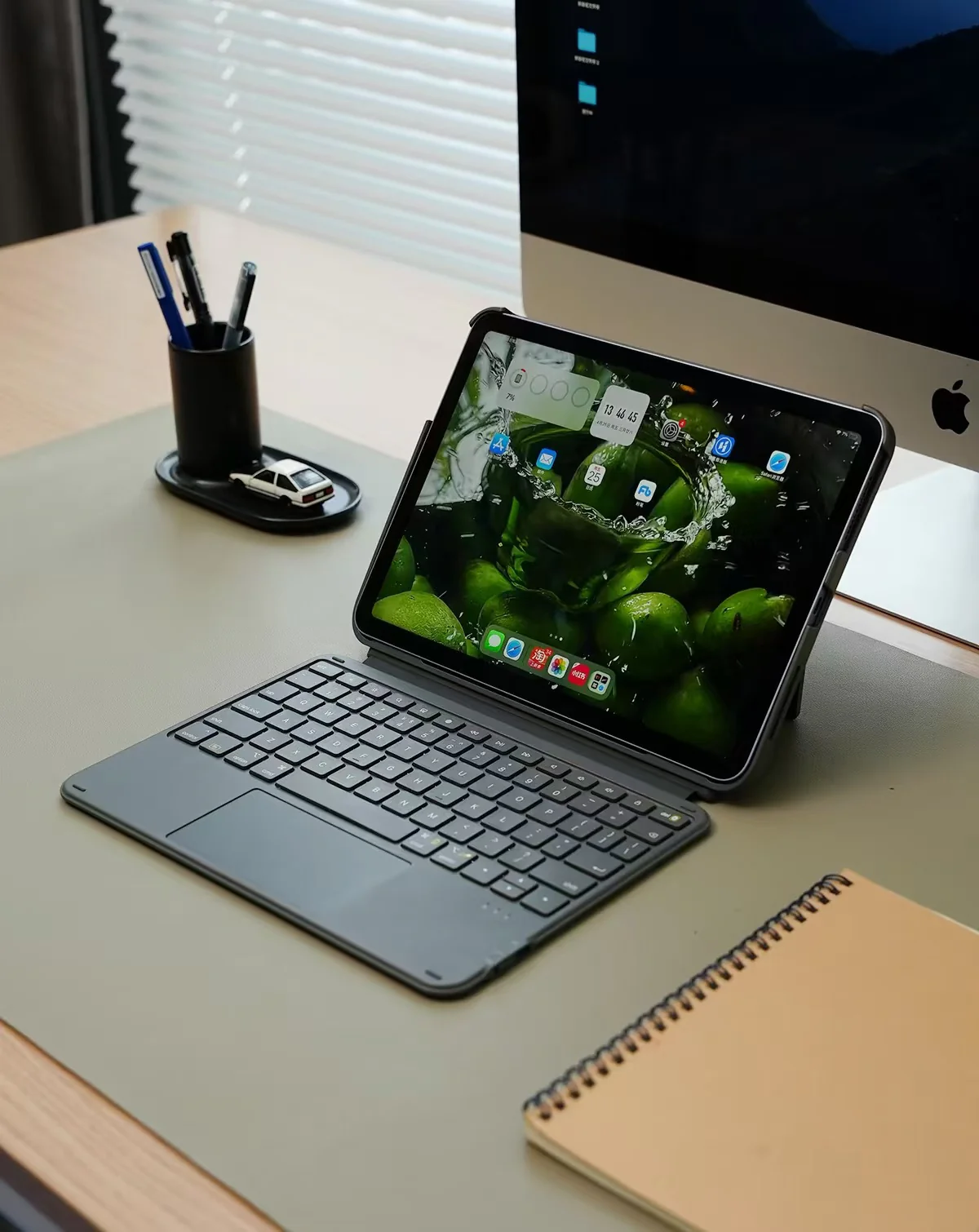 [Detachable] Apple iPad Air 4/5 10.9'' 4/5th Gen (2020/2022) Inateck Magnetic Touchpad Wireless Keyboard Case - Image 27