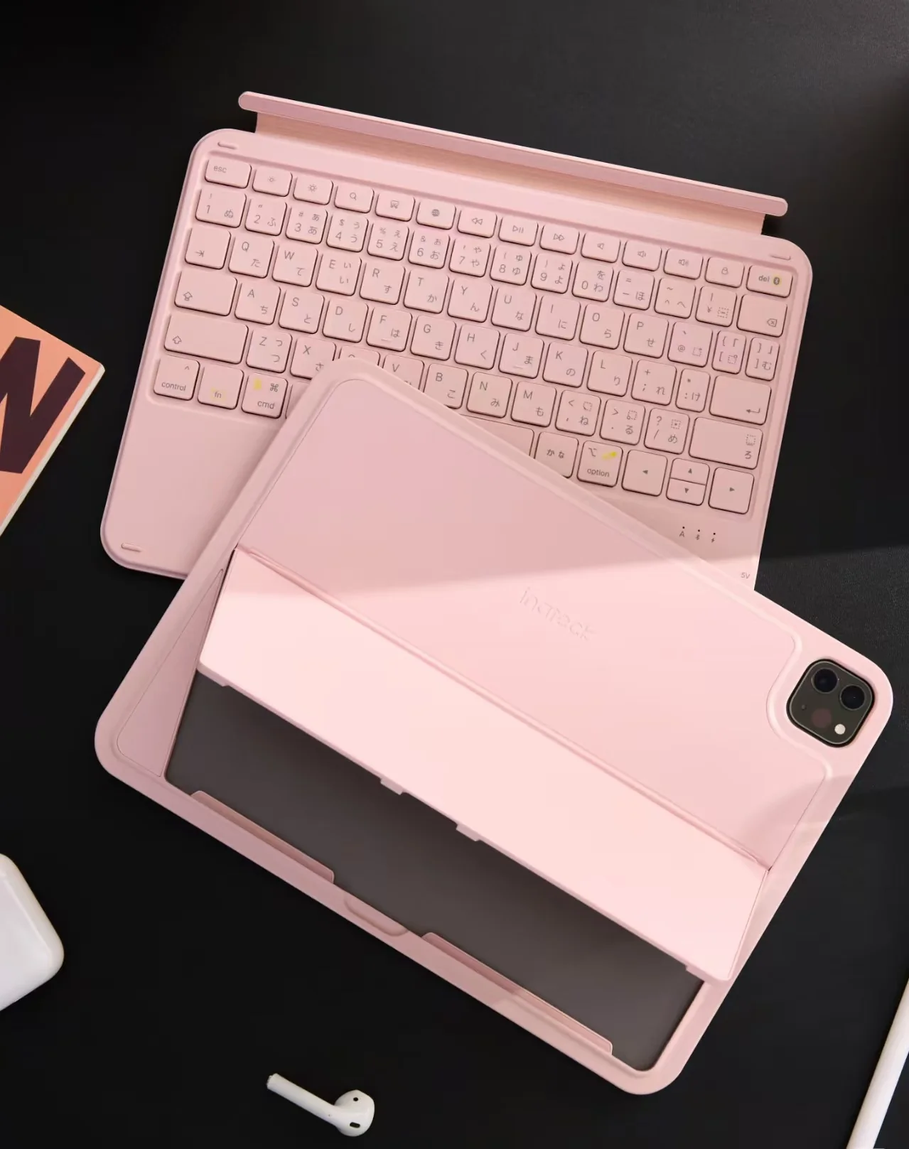 [Detachable] Apple iPad Air 4/5 10.9'' 4/5th Gen (2020/2022) Inateck Magnetic Touchpad Wireless Keyboard Case - Image 29