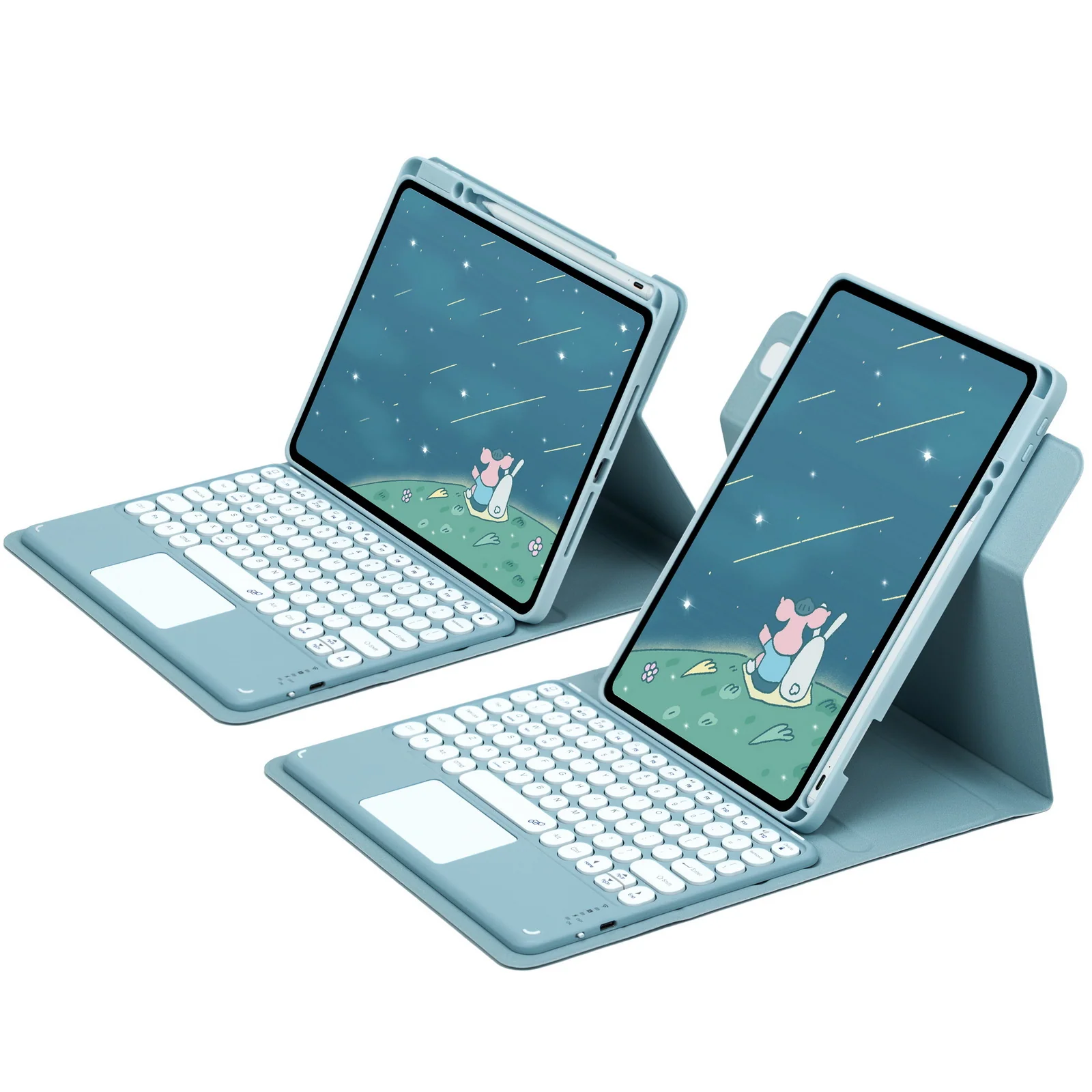 [Detachable] Apple iPad Air 4/5 10.9'' 4/5th Gen (2020/2022) Magnetic Touch Wireless Keyboard Case - Image 11