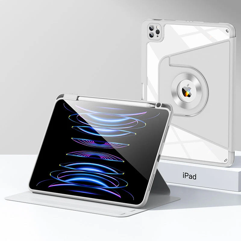 [Detachable] Apple iPad Pro 11-inch M4/M5 (2024/2025) - Smart Detachable 360 Degree Rotation Flip Stand Case - Image 7