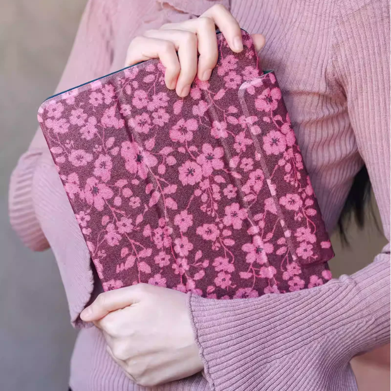 [Detachable][Built-in Pen Slot] Apple iPad 10.9/11'' 10/11th Gen (2022/2025) Floral Magnetic Double-Sided Full-Cover Protective Case - Image 7