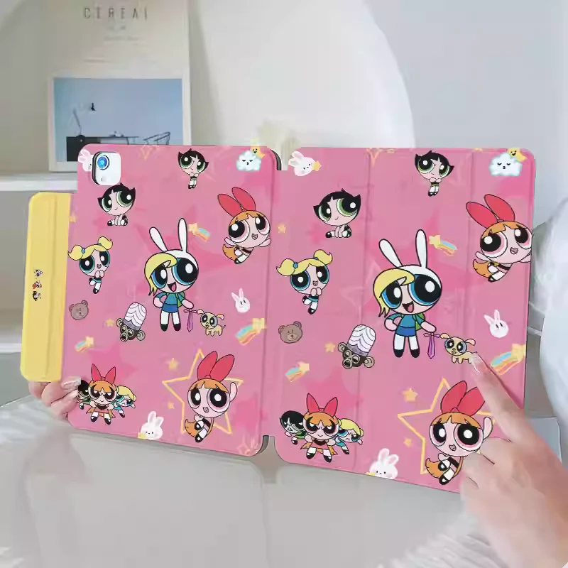 [Detachable][Built-in Pen Slot] Apple iPad 10.9/11'' 10/11th Gen (2022/2025) Power Girls Magnetic Full-Cover Protective Case - Image 5