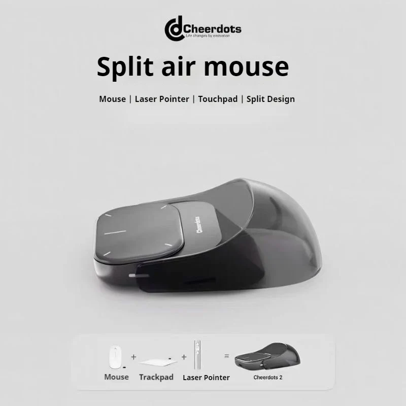 [Detachable] Cheerdots 2 Bluetooth Detachable Air Mouse Touchpad Mouse With Voice Recording - Image 2