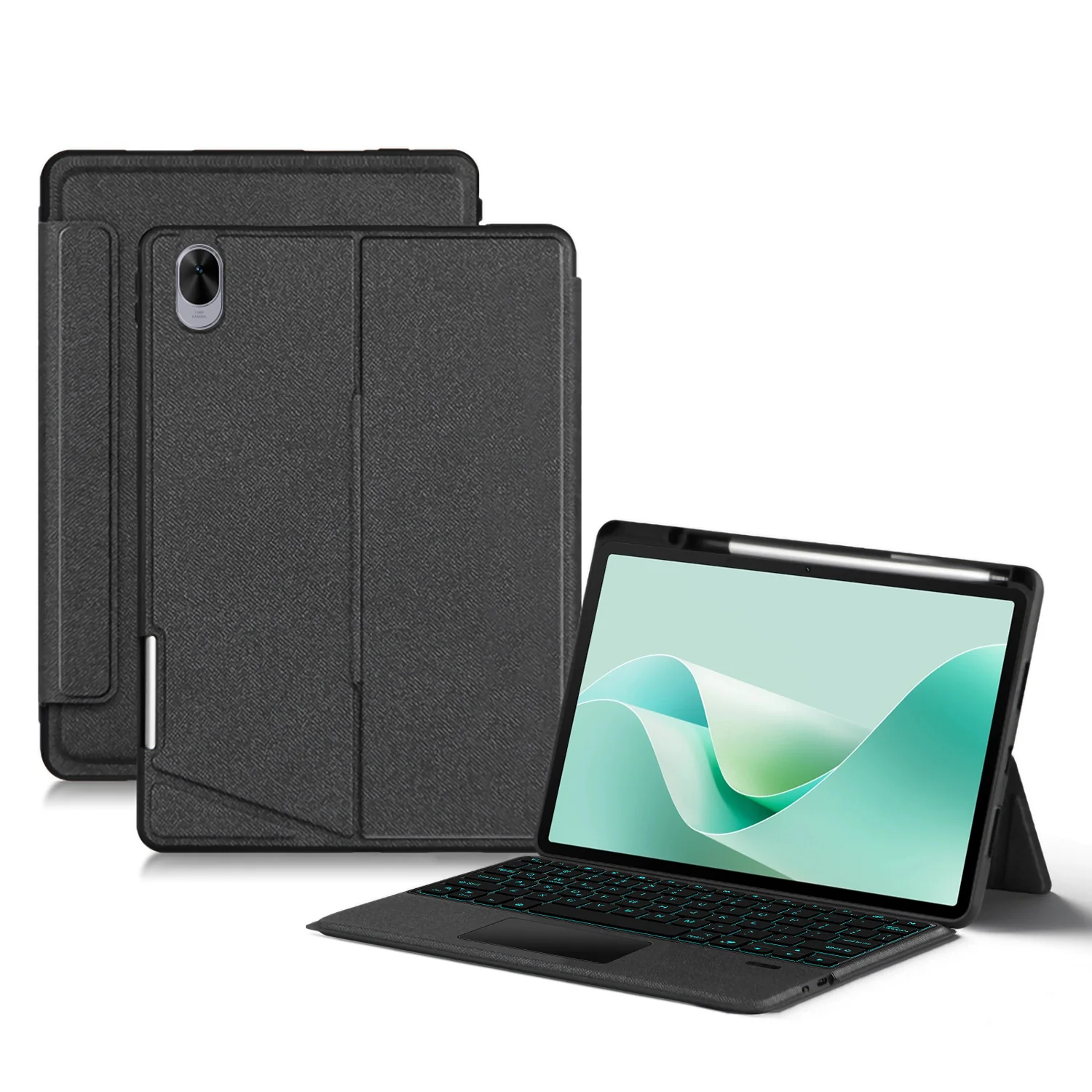 [Detachable] Huawei MatePad 10.4 (2020/2022) Magnetic Wireless Touchpad Keyboard Case - Image 10