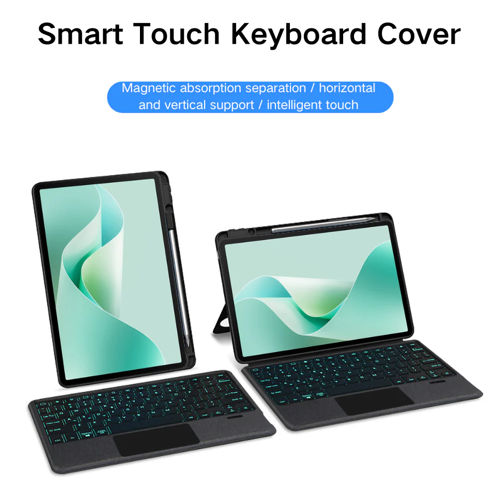 [Detachable] Huawei MatePad 10.4 (2020/2022) Magnetic Wireless Touchpad Keyboard Case - Image 7