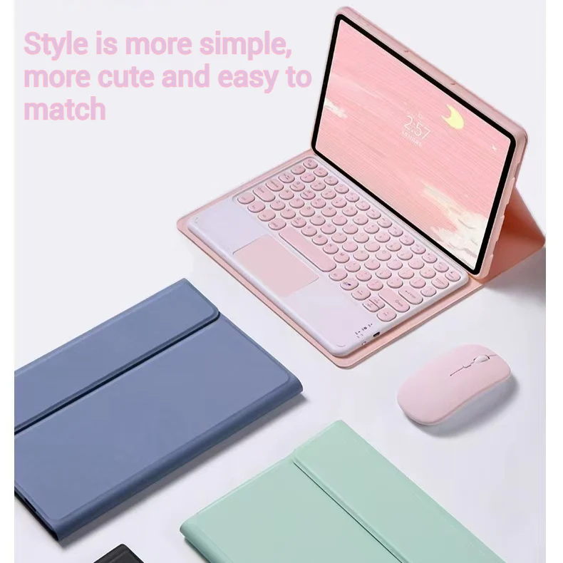 [Detachable] Motorola Moto Tab G70 11"(2022) Minimalist Wireless Toupad Leather Shockproof Case - Image 10