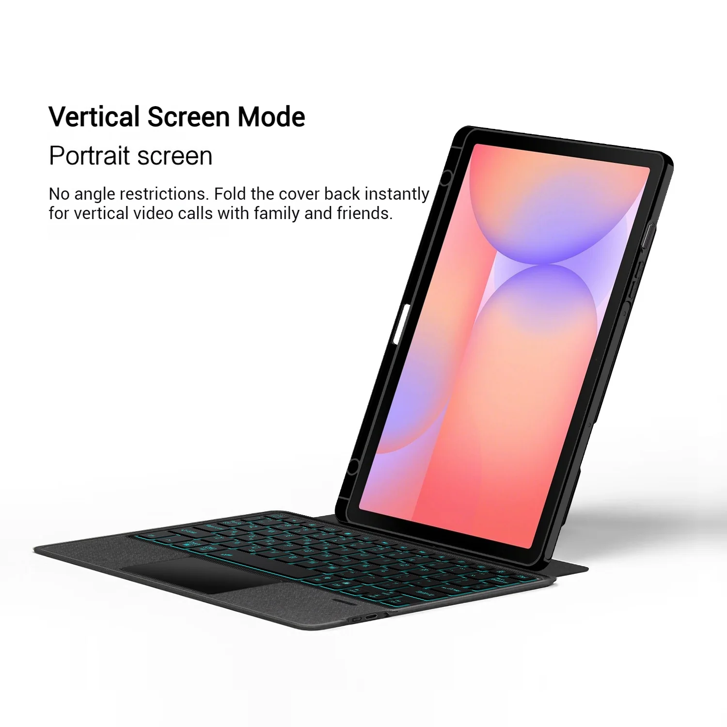 [Detachable] Samsung Galaxy Tab S11 11" (2025) Smart Trackpad Blutooth Wireless Keyboard Case With RGB Backlit - Image 3