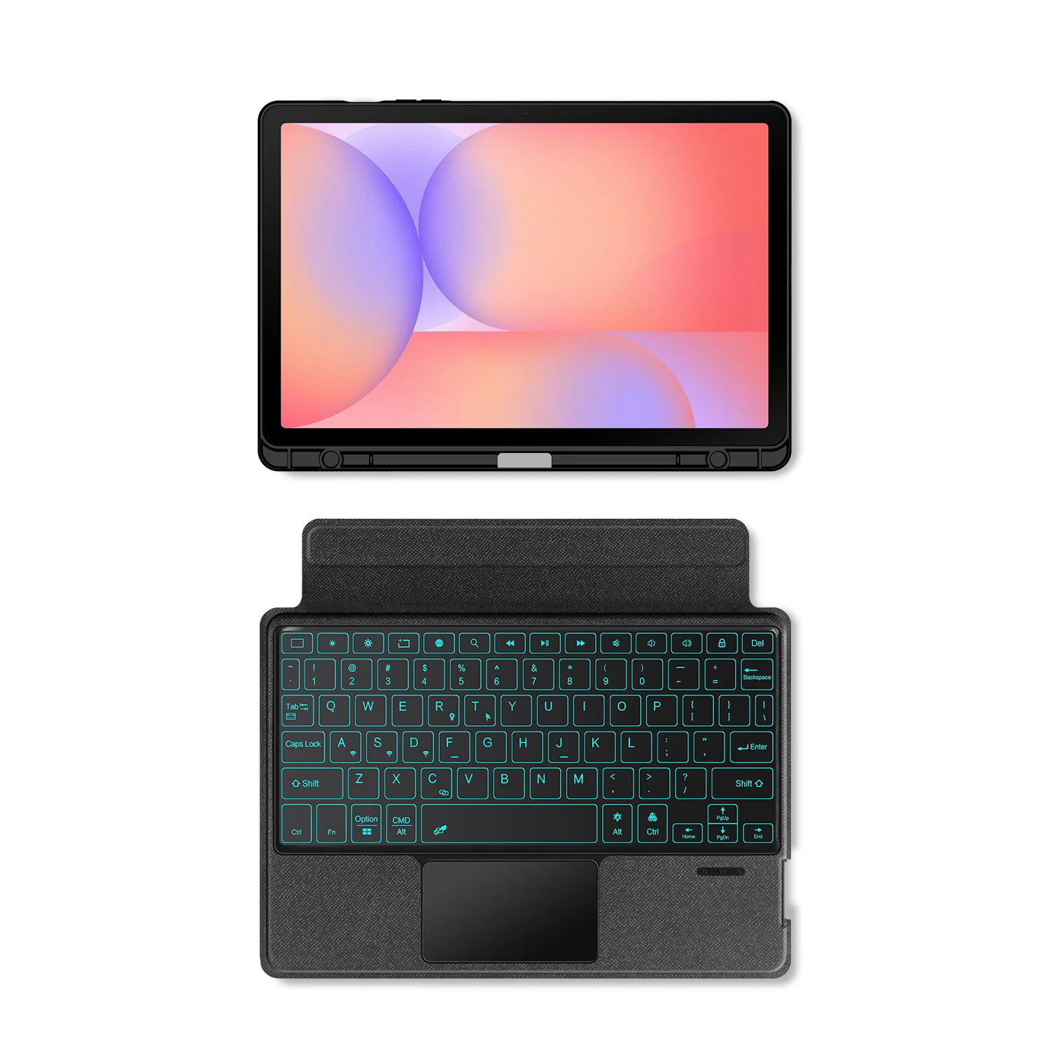 [Detachable] Samsung Galaxy Tab S11 11" (2025) Smart Trackpad Blutooth Wireless Keyboard Case With RGB Backlit - Image 9