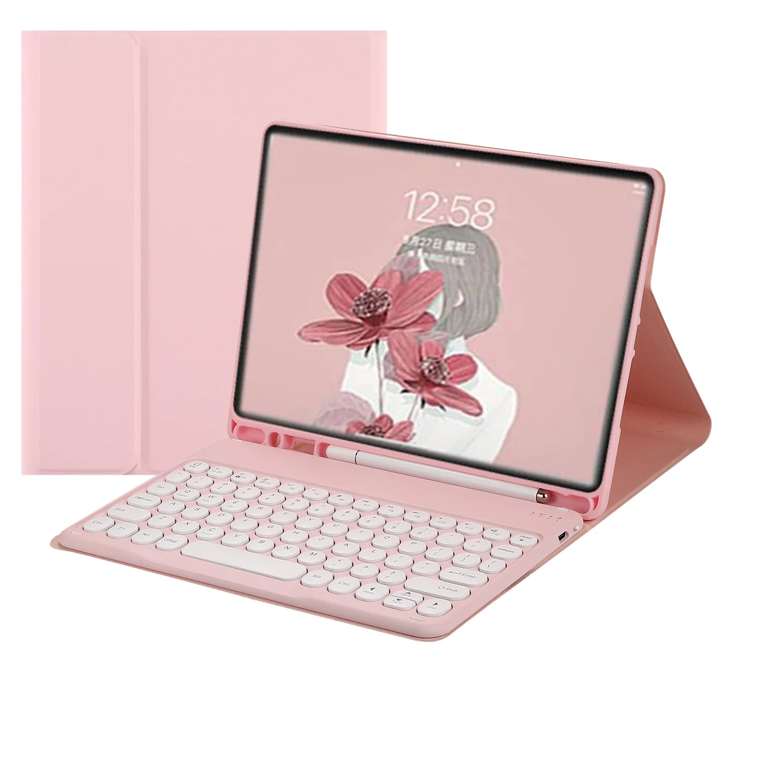 [Detachable] Samsung Galaxy Tab S10 Lite (2025) 10.9" - Magnetic Touch Wireless Keyboard Case - Image 2