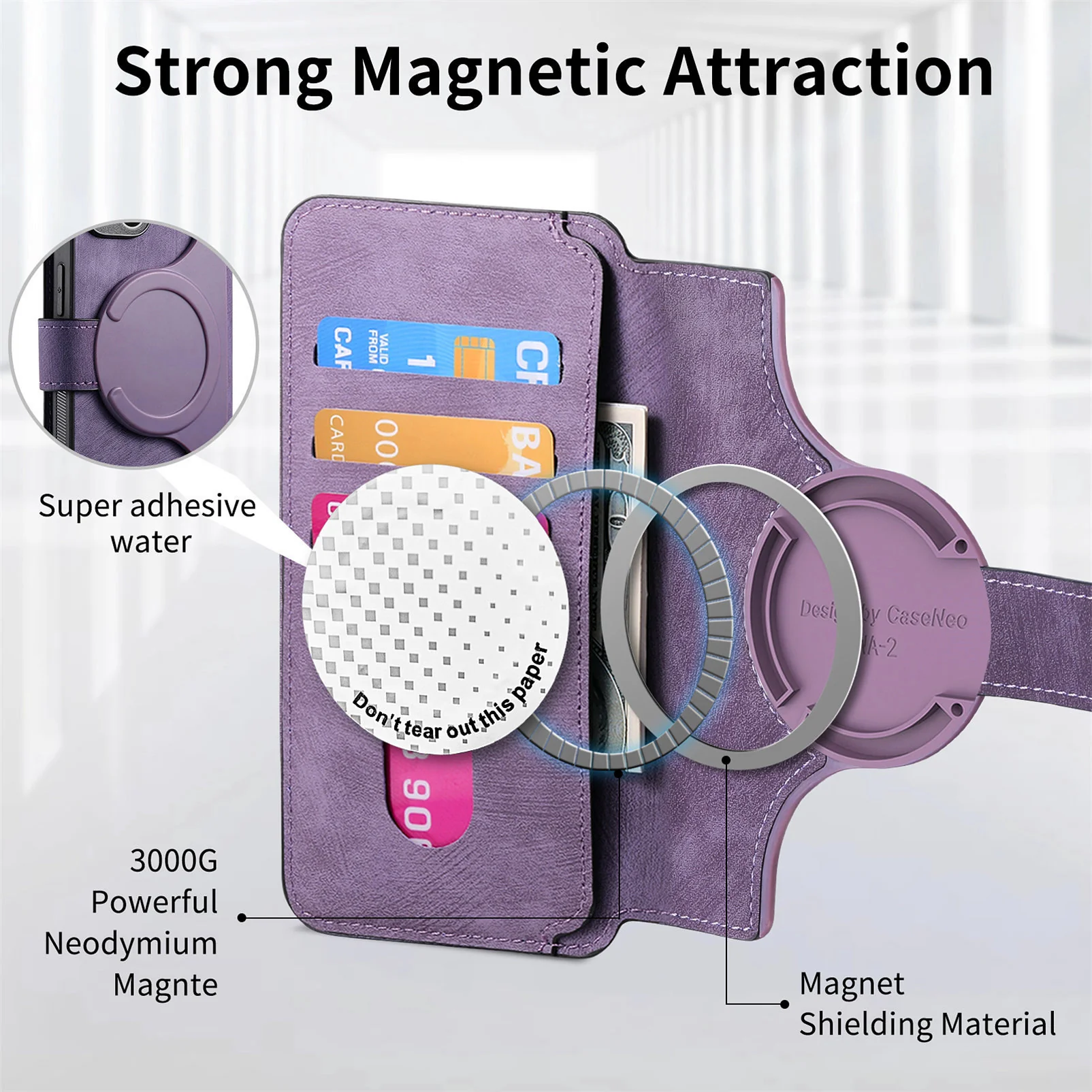 [Detachable Wallet][With Card Slot] Xiaomi Redmi Note 8/Pro/T Premium Leather Magnetic Shockproof Wallet Series Case - Image 3