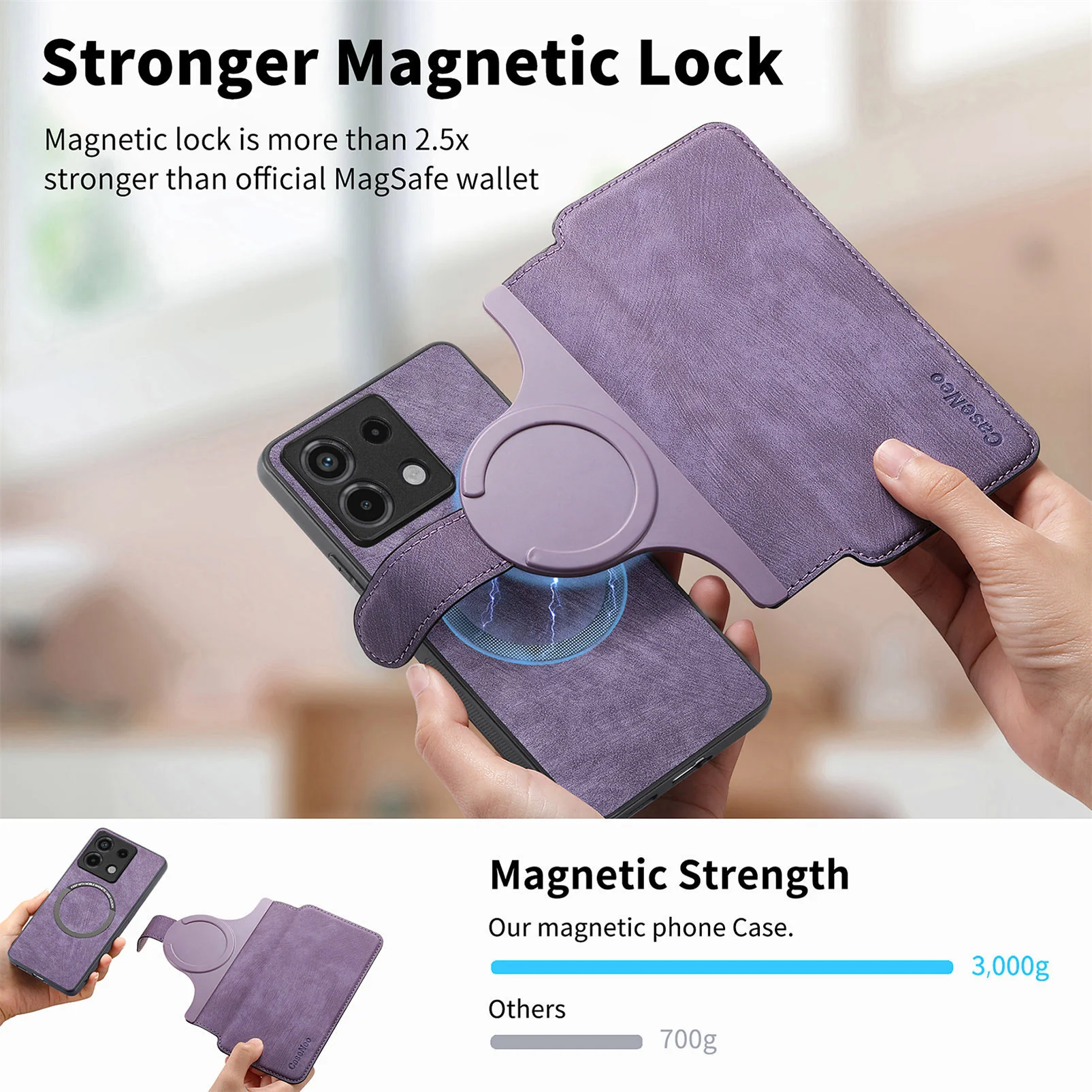 [Detachable Wallet][With Card Slot] Xiaomi Redmi Note 8/Pro/T Premium Leather Magnetic Shockproof Wallet Series Case - Image 4