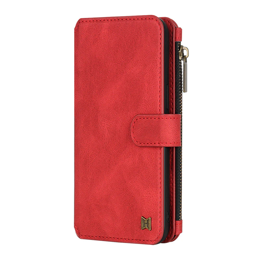 [Detachable][With Card Slot] Apple iPhone 15/Plus/Pro/Pro Max Multi-functional Leather Folding Shockproof Wallet Series Case - Image 11