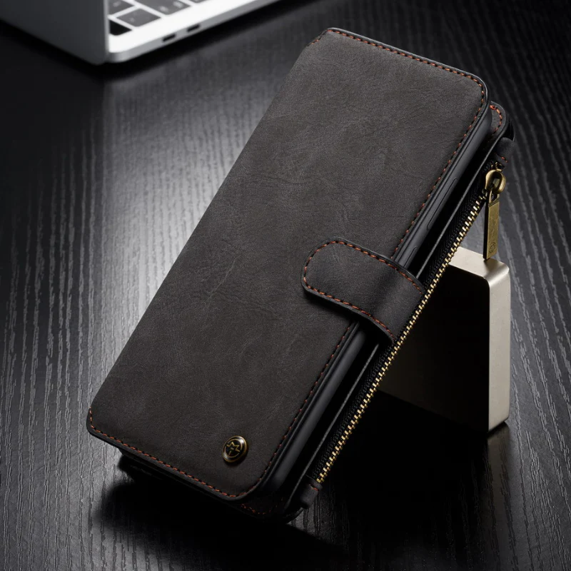 [Detachable][With Card Slot] Huawei Mate 20/Pro Multi-Functional Leather Flip Shockproof Wallet Case - Image 13