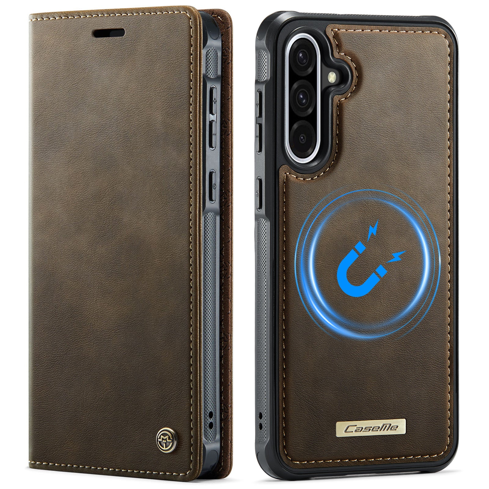 [Detachable][With Card Slot] Samsung Galaxy A17 (SM-A176) 2-in-1 Full-coverage Shockproof Wallet Series Case - Image 2