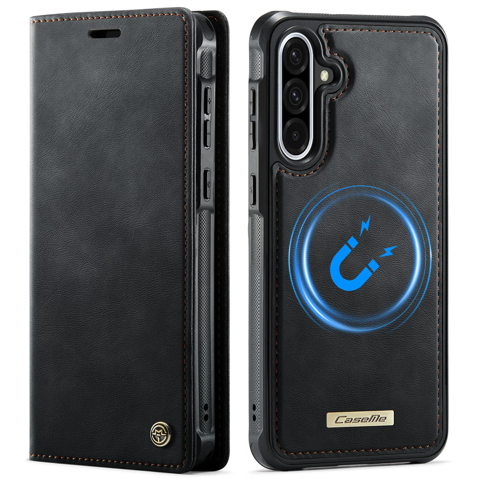 [Detachable][With Card Slot] Samsung Galaxy A17 (SM-A176) 2-in-1 Full-coverage Shockproof Wallet Series Case - Image 4