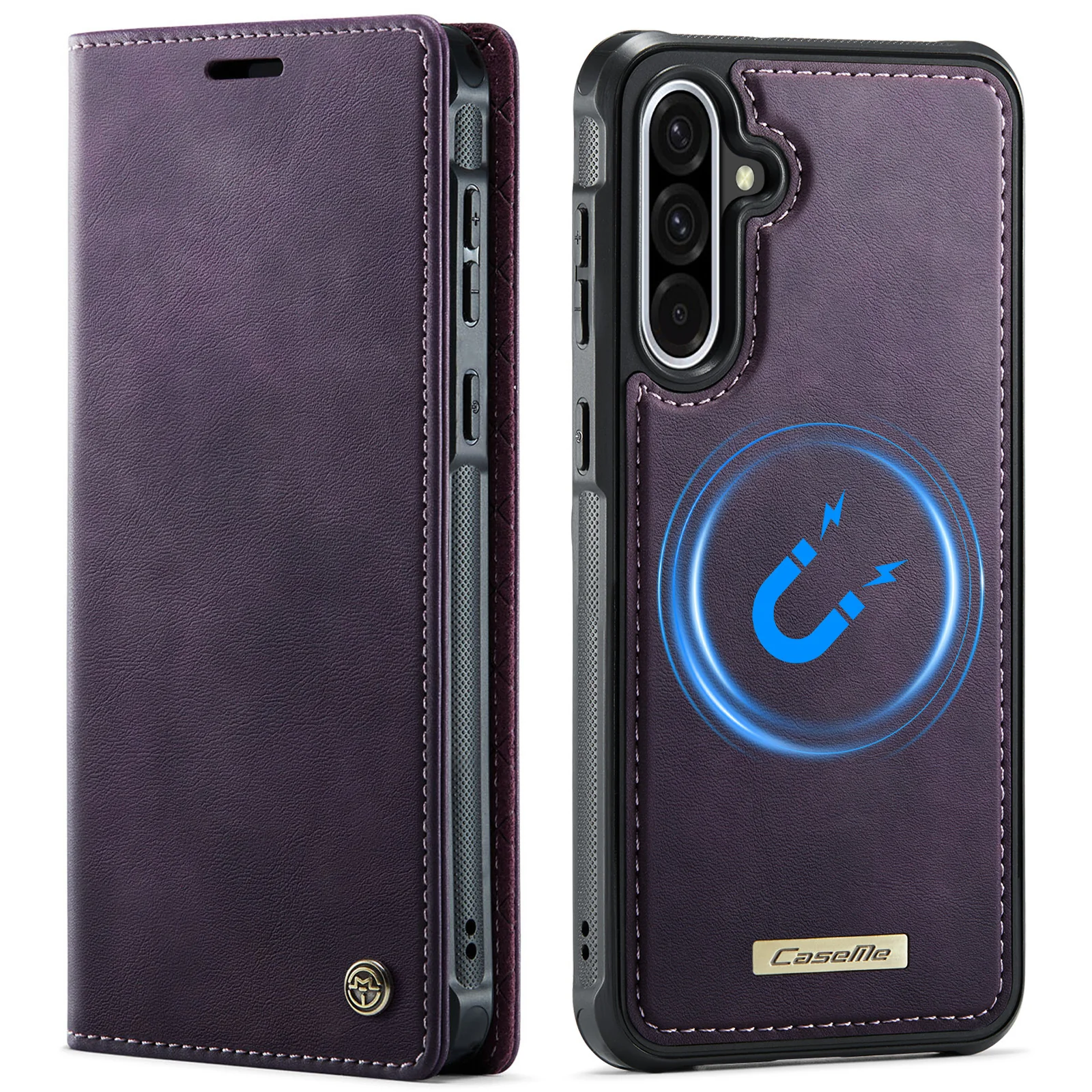 [Detachable][With Card Slot] Samsung Galaxy A17 (SM-A176) 2-in-1 Full-coverage Shockproof Wallet Series Case - Image 5
