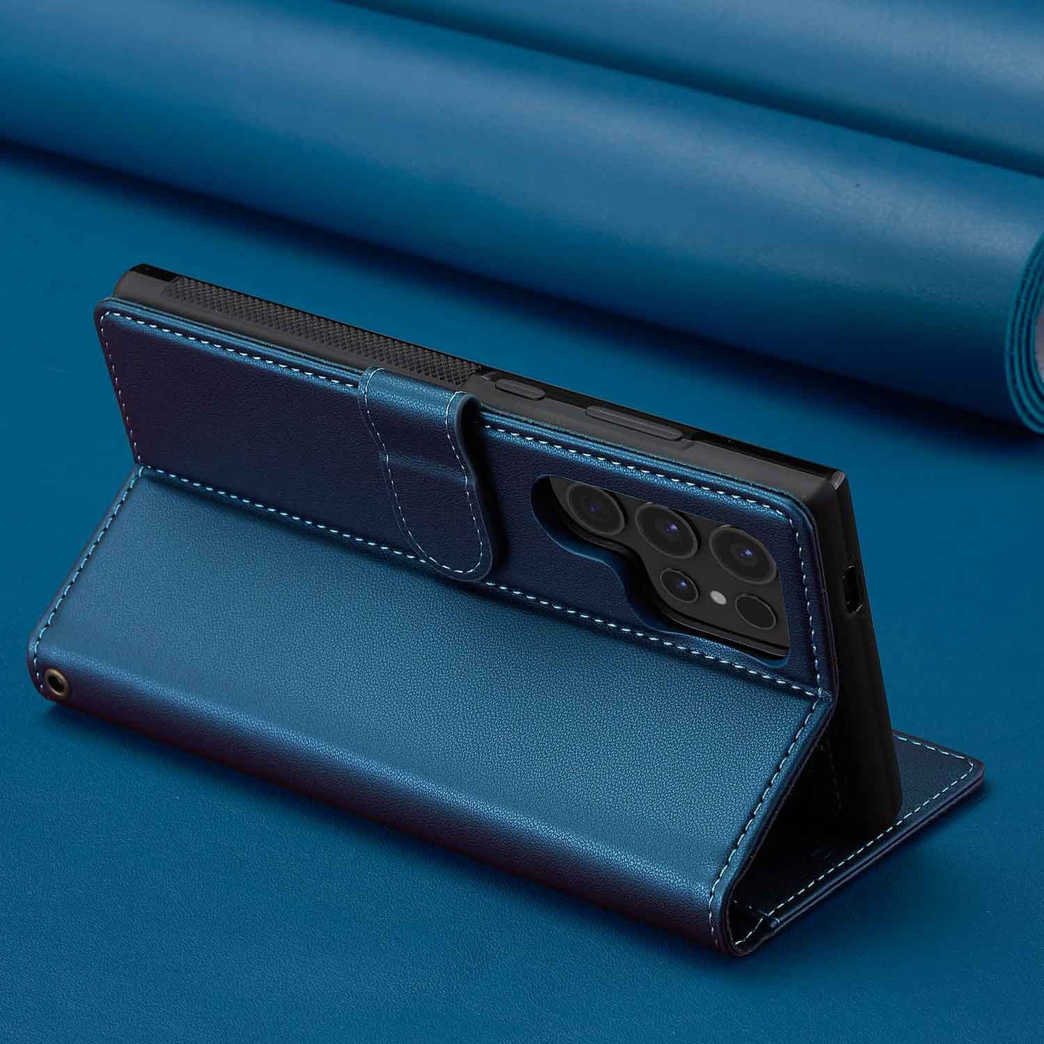 [Detachable][With Lanyard] Samsung Galaxy A16 5G -2-in-1 Magnetic Protective Leather Case - Image 17
