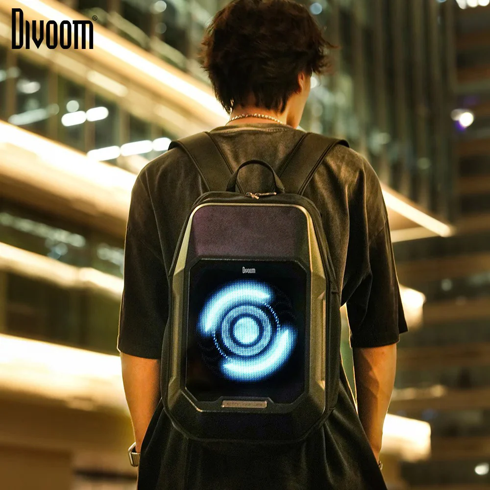 Divoom Cyber-Bag Pixel Art LED Backpack - Image 3
