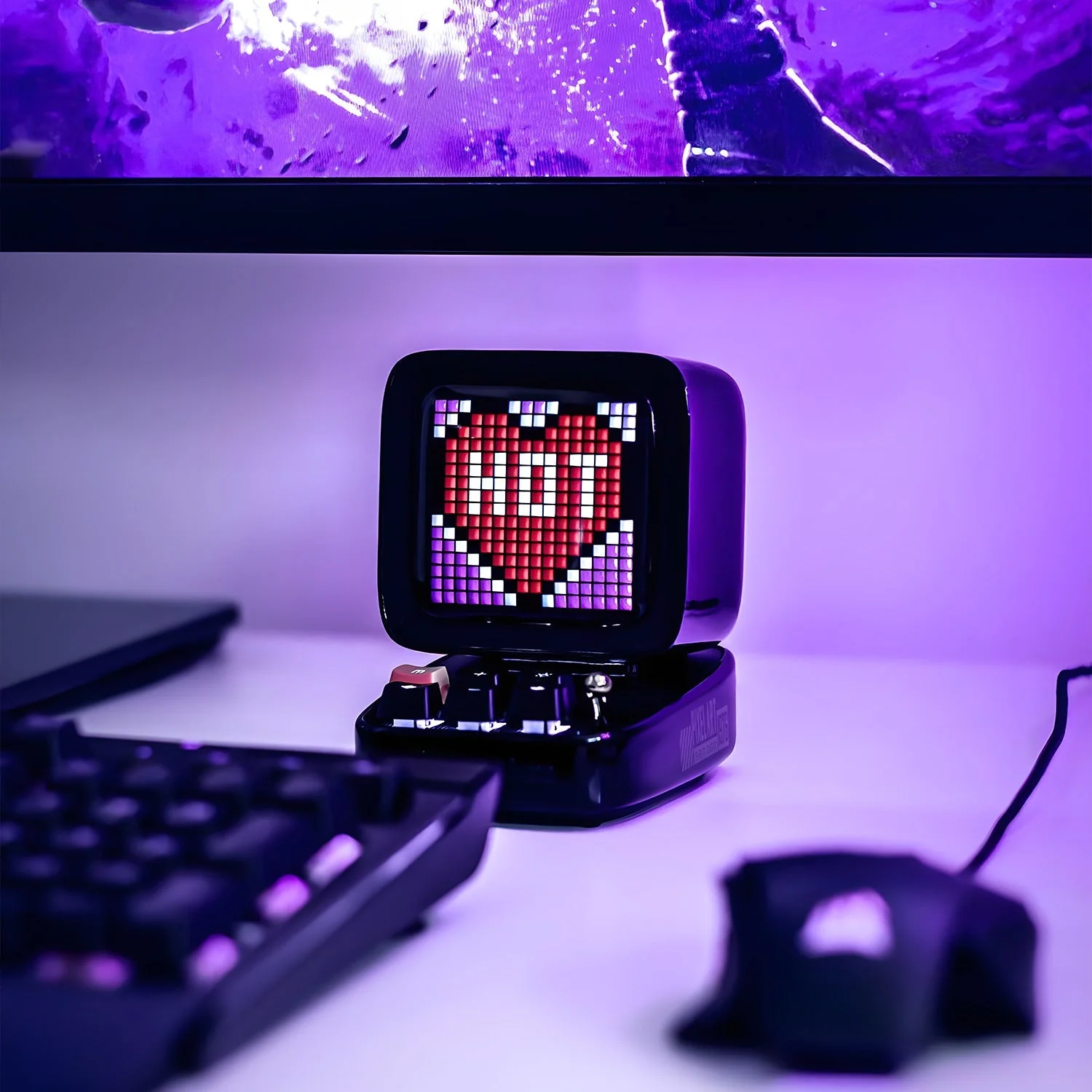 Divoom Ditoo Retro Pixel Art Game Bluetooth Speaker With 16X16 LED App Controlled Front Screen - Image 4