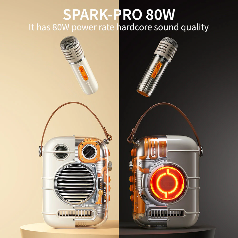 Divoom Spark-Pro Bluetooth Portable Speaker Karaoke Speaker Perfect Gift - Image 11