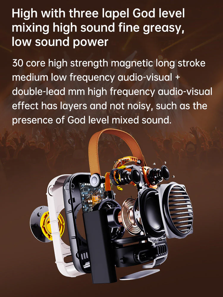 Divoom Spark-Pro Bluetooth Portable Speaker Karaoke Speaker Perfect Gift - Image 3