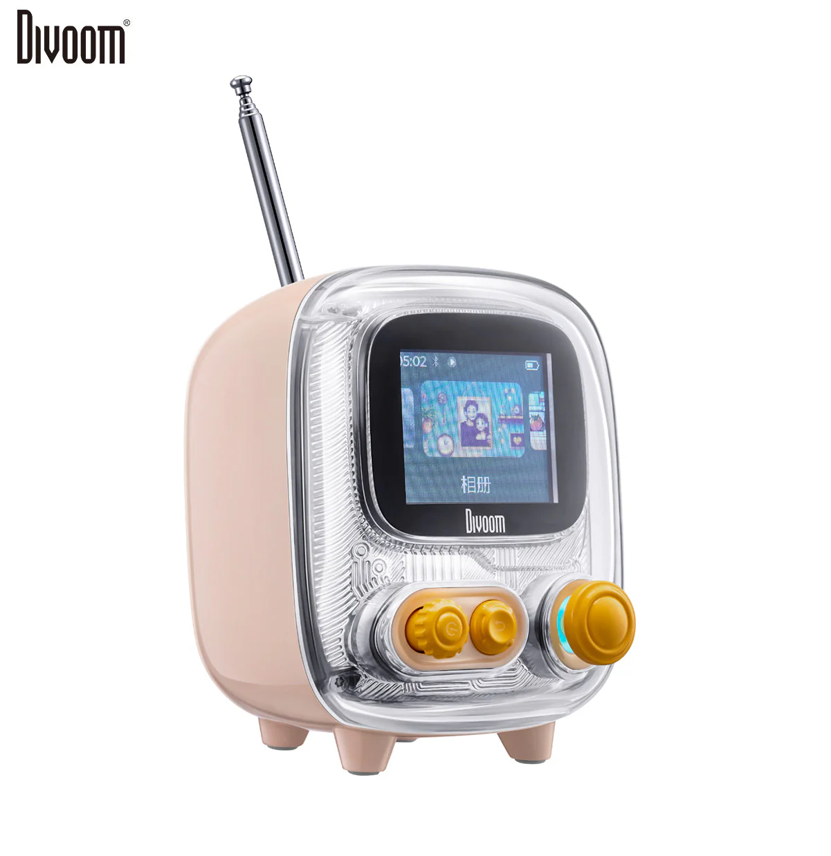 Divoom Tiivoo-2 FM Radio Bluetooth Speaker With Alarm Clock And Upload Photos,Pixel Art Retro Mini Small Cute Wireless Speaker For Party Office Home Desk Bedroom - Image 14